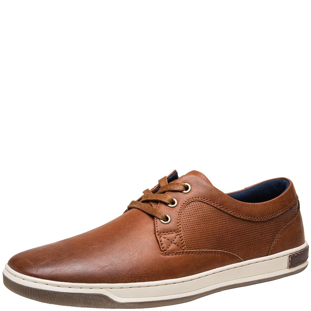 JOUSEN MEN'S CASUAL SHOES MEMORY FOAM MENS FASHION SNEAKERS 3 EYELETS BUSINESS D